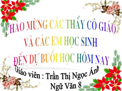 Bài 29. Lựa chọn trật tự từ trong câu (luyện tập)