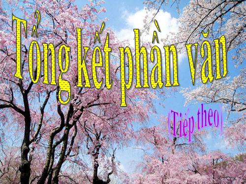 Bài 33. Tổng kết phần Văn (tiếp theo)