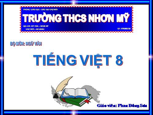 Bài 28. Lựa chọn trật tự từ trong câu