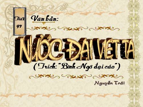 Bài 24. Nước Đại Việt ta