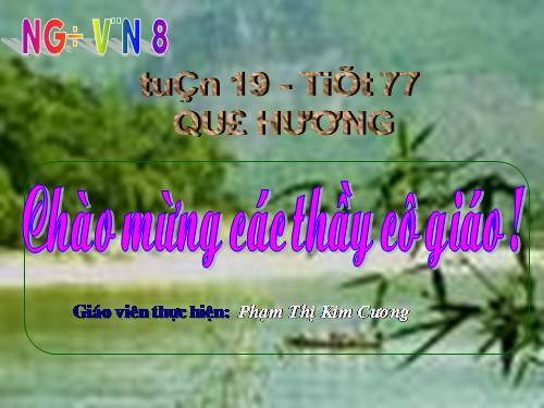 Bài 19. Quê hương