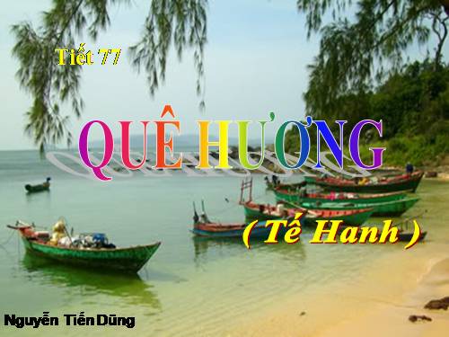 Bài 19. Quê hương