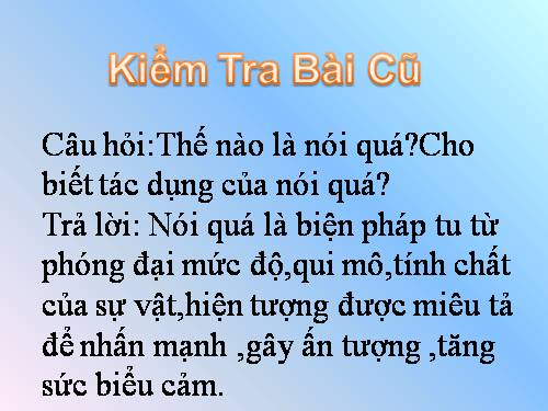 Bài 10. Nói giảm nói tránh