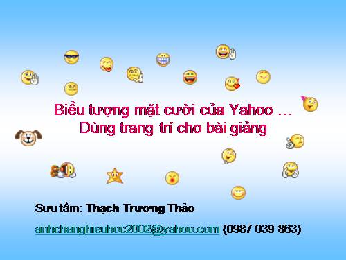 bBIỂU TƯỢNG MẶT CƯỜI TRANG TRÍ CHO BÀI GIẢNG