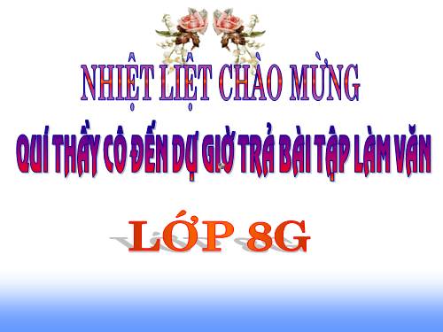 Bài 16. Trả bài tập làm văn số 3