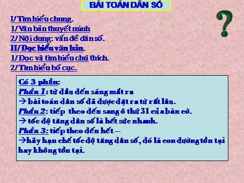 Bài 13. Bài toán dân số