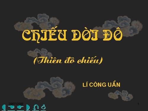 Bài 22. Chiếu dời đô (Thiên đô chiếu)