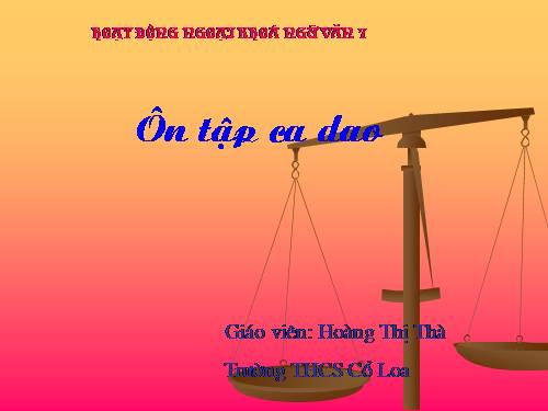 HDNK: On tap ca dao (On van 7-8)