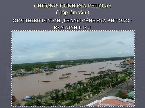 Bài 22. Chương trình địa phương (phần Tập làm văn)