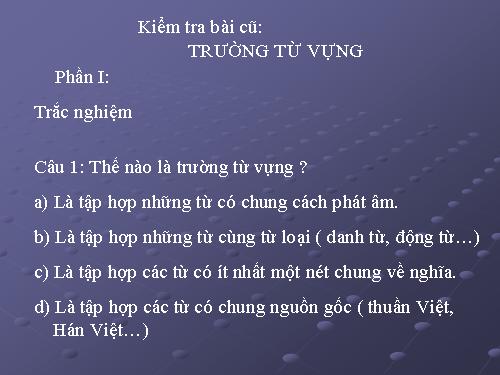 Bài 4. Từ tượng hình, từ tượng thanh