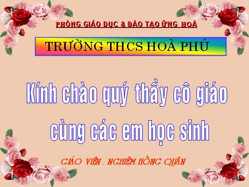 Bài 27. Hội thoại (tiếp theo)