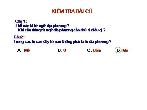 Bài 9. Nói quá