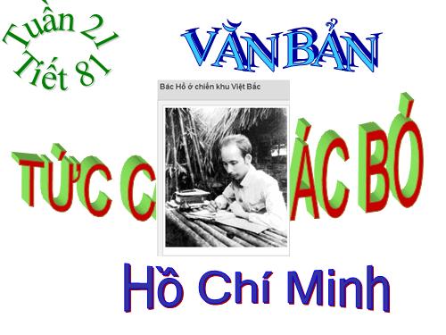 Bài 20. Tức cảnh Pác Bó