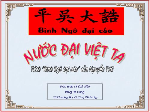 Bài 24. Nước Đại Việt ta