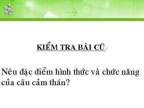 Bài 21. Câu trần thuật