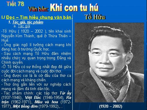 Bài 19. Khi con tu hú