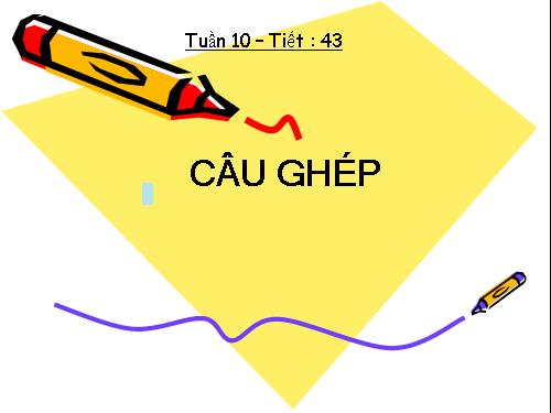 Bài 11. Câu ghép