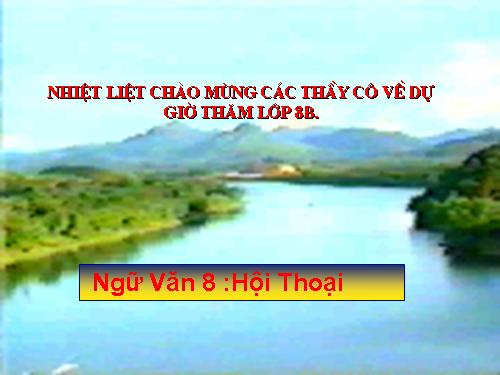 Bài 27. Hội thoại (tiếp theo)