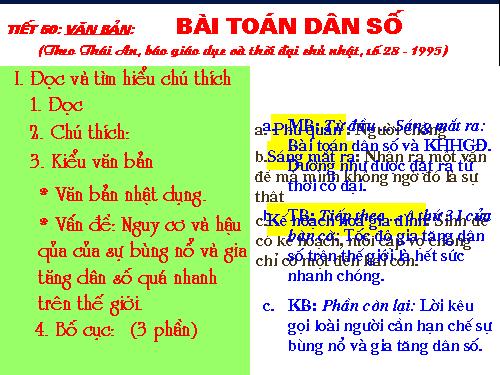 Bài 13. Bài toán dân số