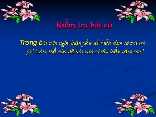 Bài 27. Luyện tập đưa yếu tố biểu cảm vào bài văn nghị luận