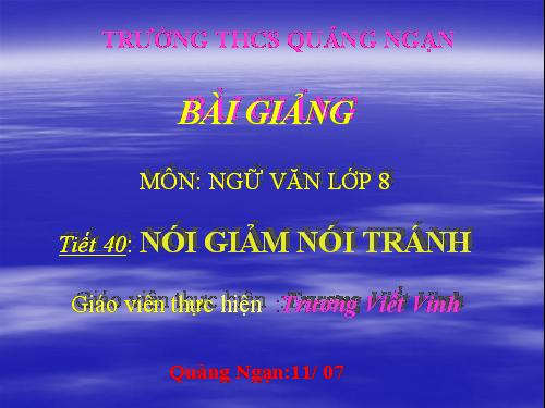 Bài 10. Nói giảm nói tránh