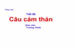 Bài 21. Câu cảm thán