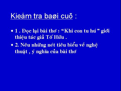 Bài 19. Câu nghi vấn (tiếp theo)