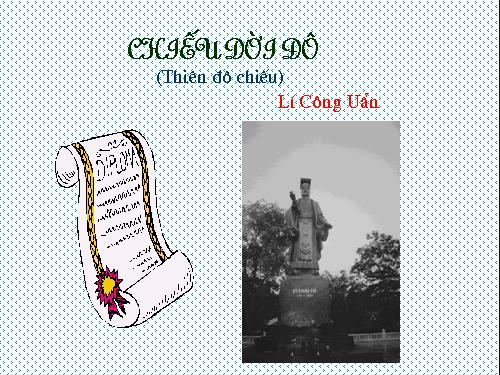 Bài 22. Chiếu dời đô (Thiên đô chiếu)