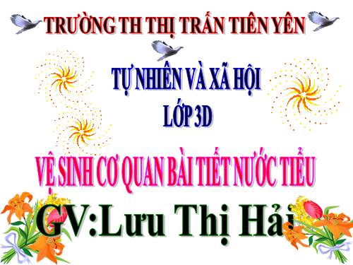 Bài 11. Vệ sinh cơ quan bài tiết nước tiểu