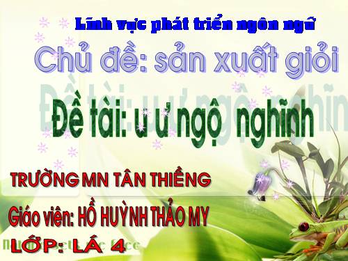 Phát triển Ngôn ngữ (5 tuổi).