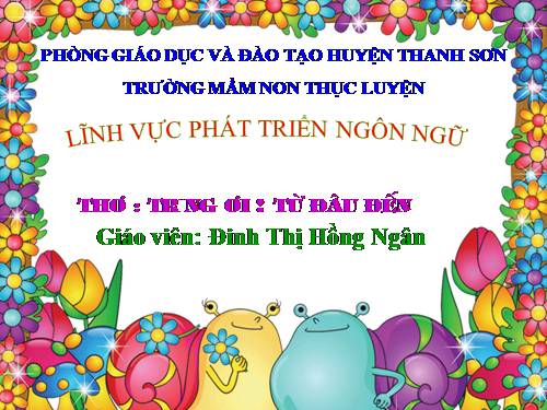 Thơ Trăng ơi từ đâu đến