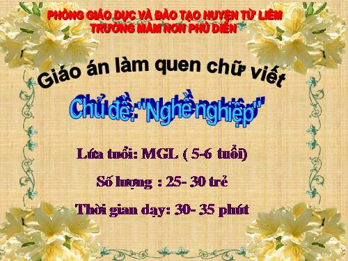 Làm quen chữ cái i, t, c