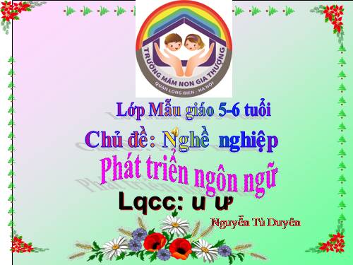 Làm quen chữ u,ư