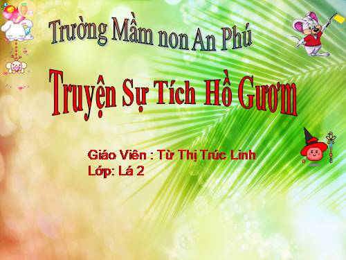 Truyện sụ tích Hồ gươm