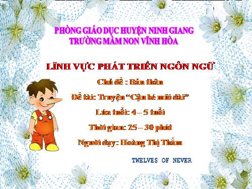 truyện cậu bé mũi dài