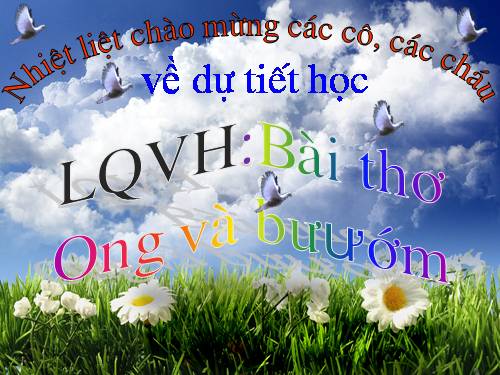 thơ ong và bướm