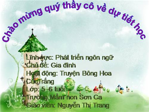 truyện bông hoa cúc trắng