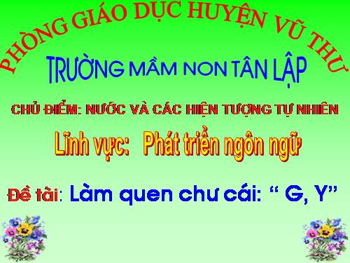 LQCC G, Y TU NHIEN