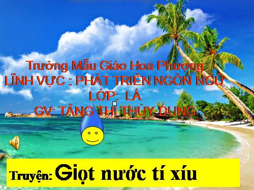 truyện giot nuoc tí xíu