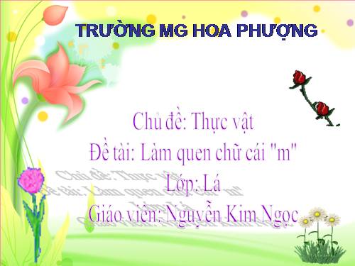 giao an chữ cái m