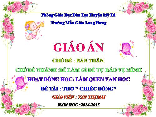 thơ " chiếc bóng"