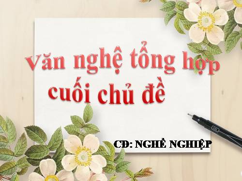 am nhac CHỦ ĐỀ NGHỀ NGHIỆP LỚP 5 TUỔI