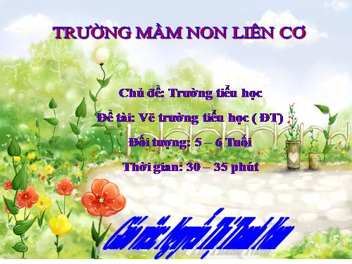 vè trương tiểu hoc - Nguyễn Thị Thanh Nam