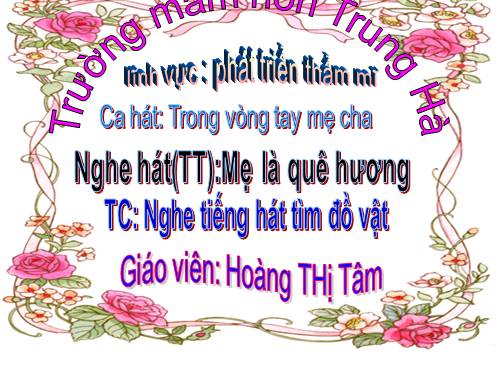 TRONG VONG TAY ME CHA