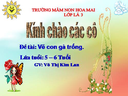 VẼ CON GÀ TRỐNG