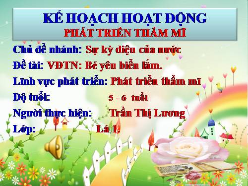 bài giảnh âm nhạc. em iêu biển lắm