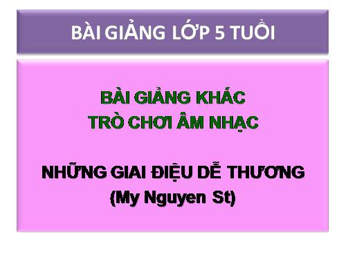 Trò chơi Âm nhạc