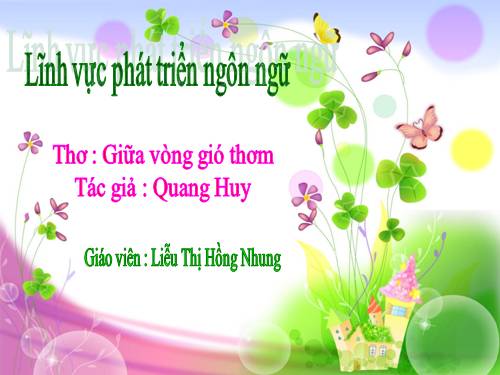 thơ giữa vòng gió thơm