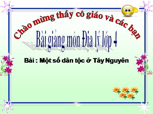 GIÁO ÁN ĐỊA LỚP 4