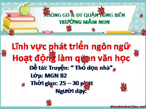 thỏ dọn nhà